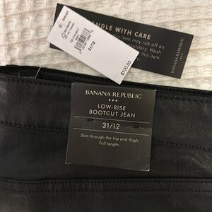 Banana republic leather like pants